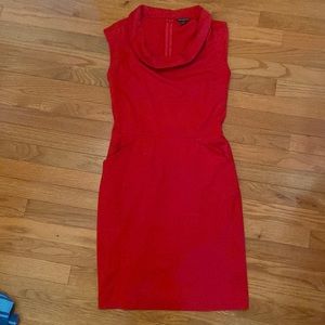 Banana Republic size 6 red sheath dress